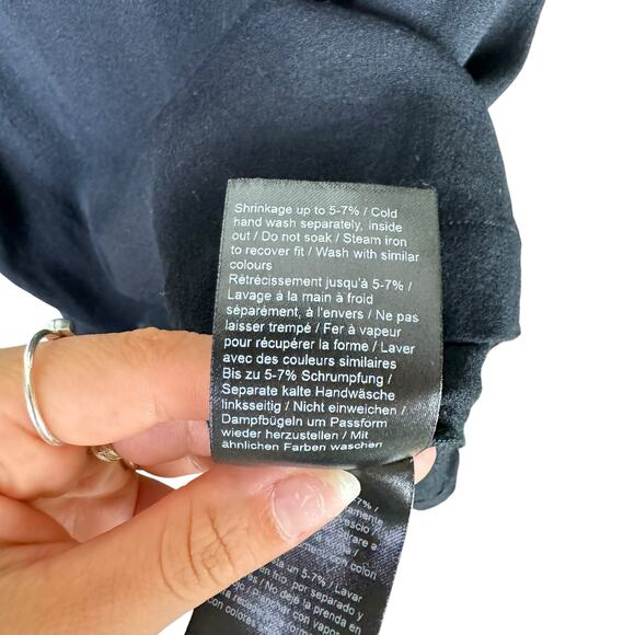 Just Female Life Top Black Ruffle Strappy Girly Flirty Lightweight Tank Top - Picture 11 of 12